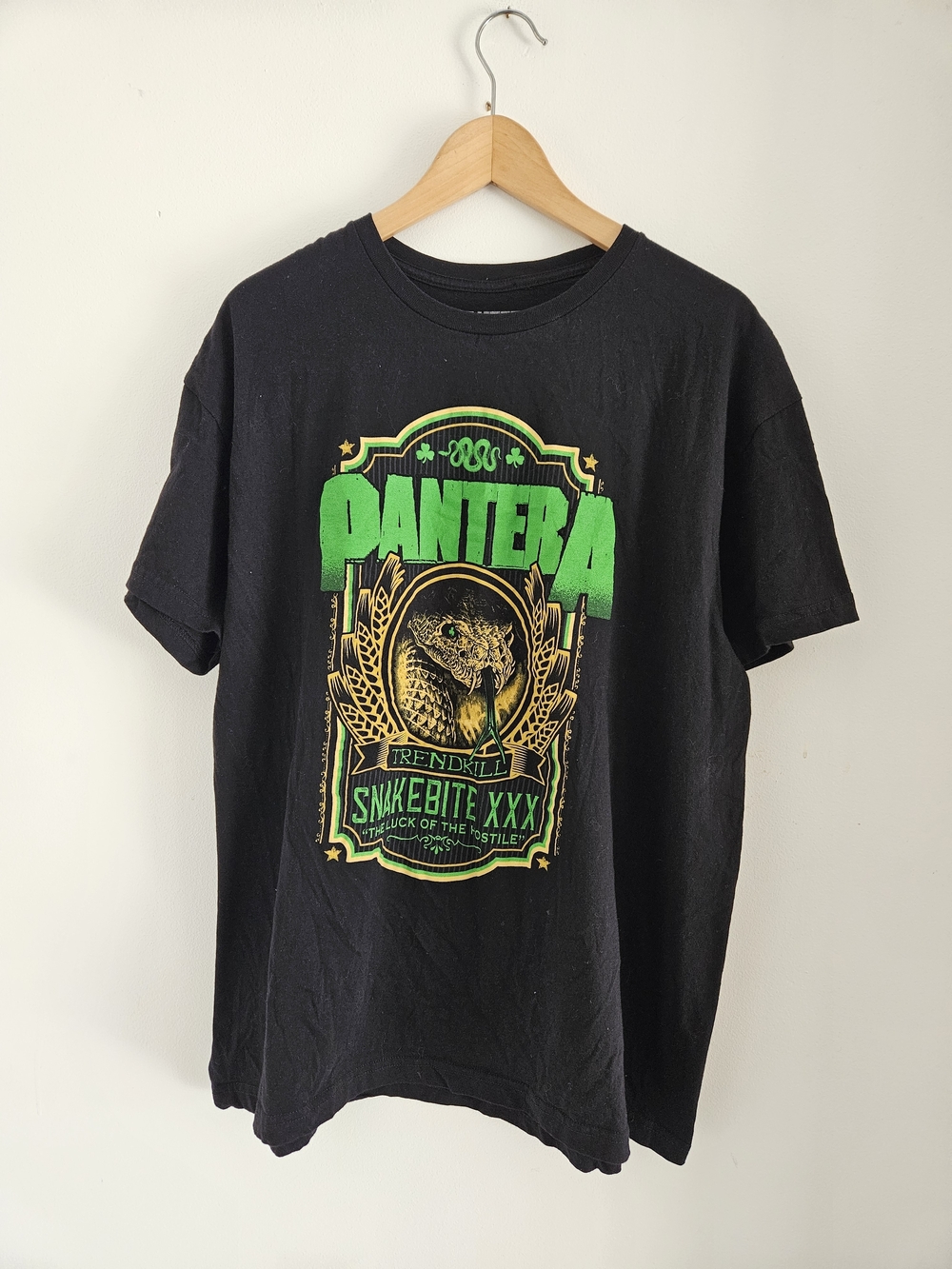 Pantera Shirt Mens Extra Large Trendkill Snakebite Band Metal Tour Concert